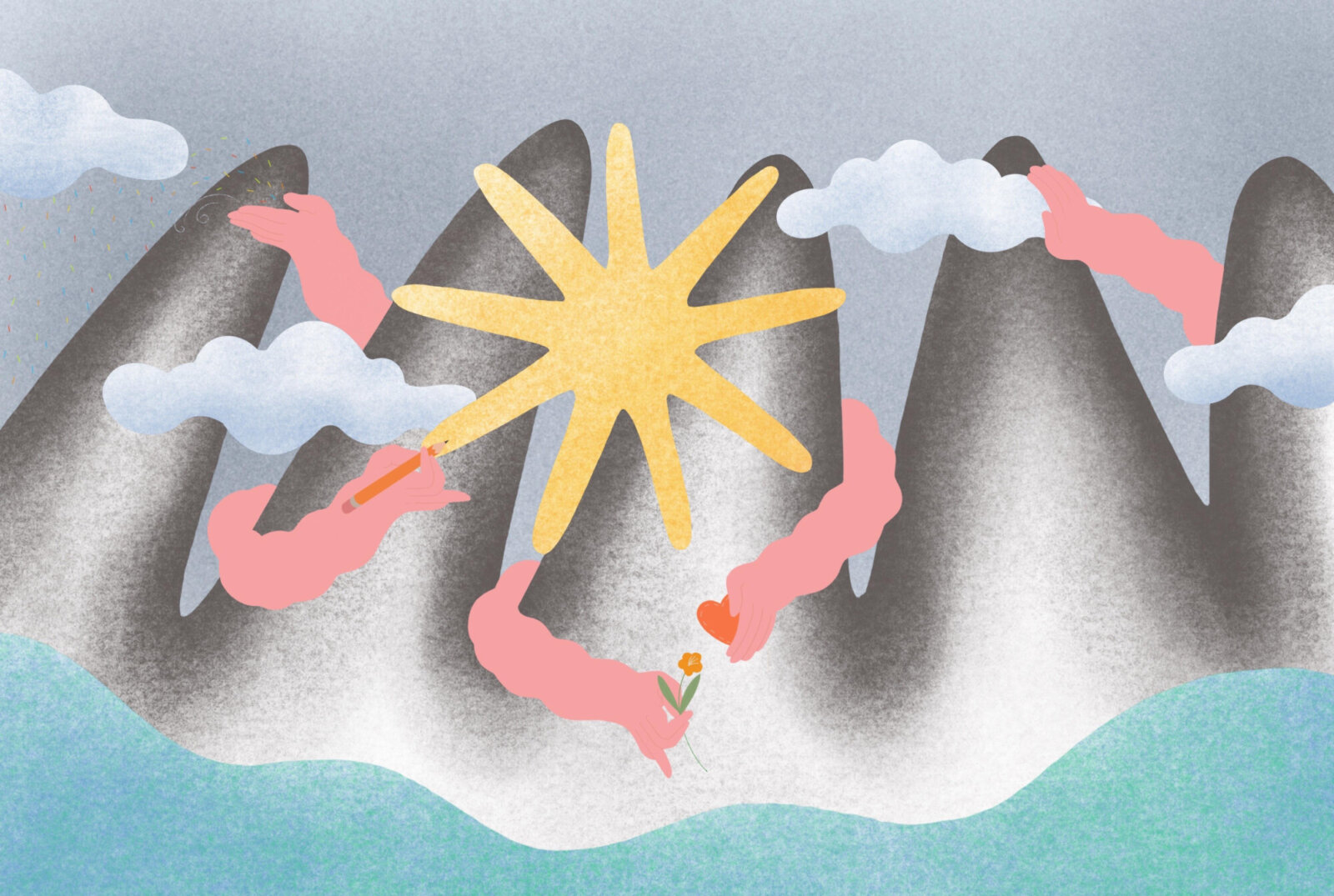 stream in the canyon